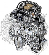 Modern Automobile Engine