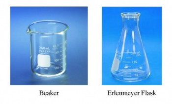 Illustration of Beaker and Flask